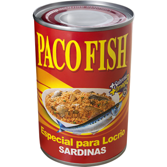 Paco Fish Sardinas Especial para Locrio 15 oz
