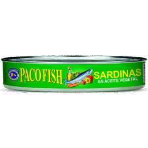 Paco Fish Sardinas Ovaladas en Aceite Vegetal 15 oz