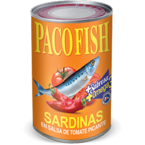Paco Fish Sardinas en Salsa de Tomate Picante 15 oz